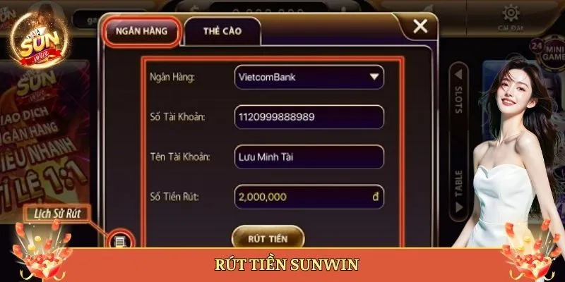 Rút tiền Sunwin